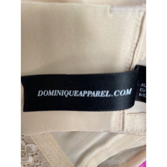Dominique Womens Lace Strapless Bustier Bra 44C Beige - Picture 10 of 11